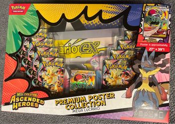 Ascended Heroes Mega Lucario Poster Collection