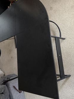Black desk