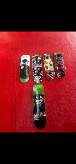 6 complete skateboards 2 decks