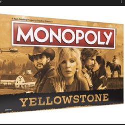 NEW Monopoly: Yellowstone Game 
