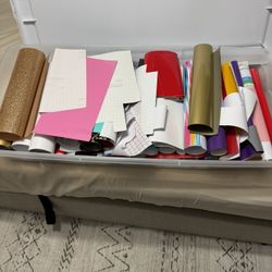 Assortment Of Cricut Vinyl/iron On