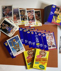 1990 & 1991 FLEER NBA Basketball Starter Partial Sets