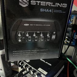 Sterling SHA4 Four Channel headphone AMP