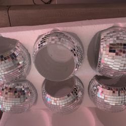 Glass Disco ball Glasses 