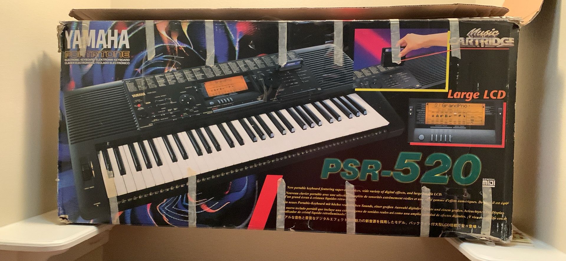 Yamaha Key Board With Music Recording Cartridge 