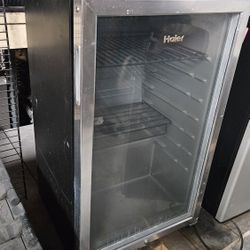 Haier Under The Counter Glassdoor Refrigerator Wine Cooler