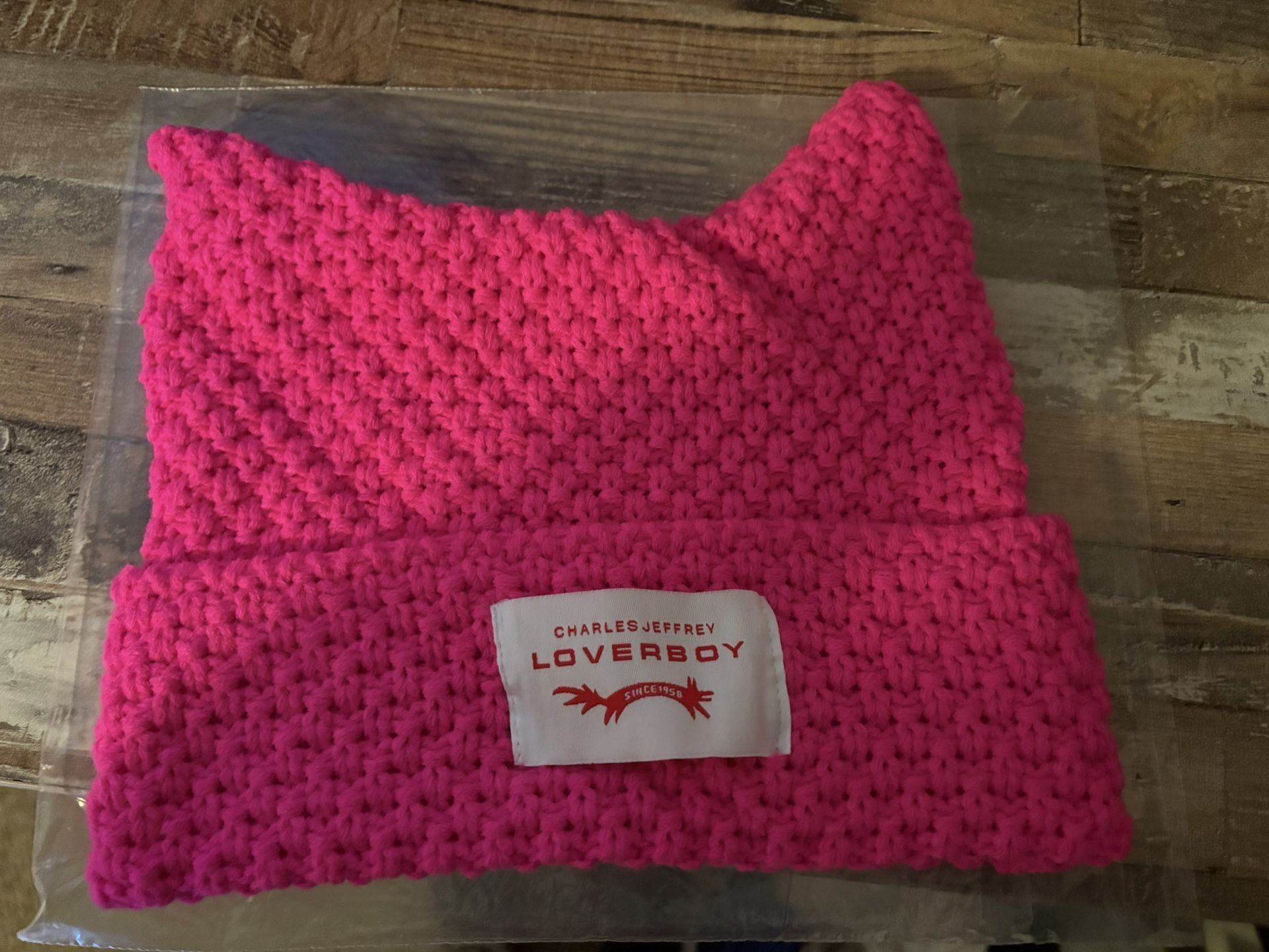 Pink Lover boy Beanie