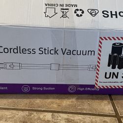 Cordless stick vacuum cleaner