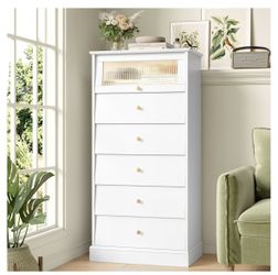 white and gold dresser for sale Lala Dresser main image 0