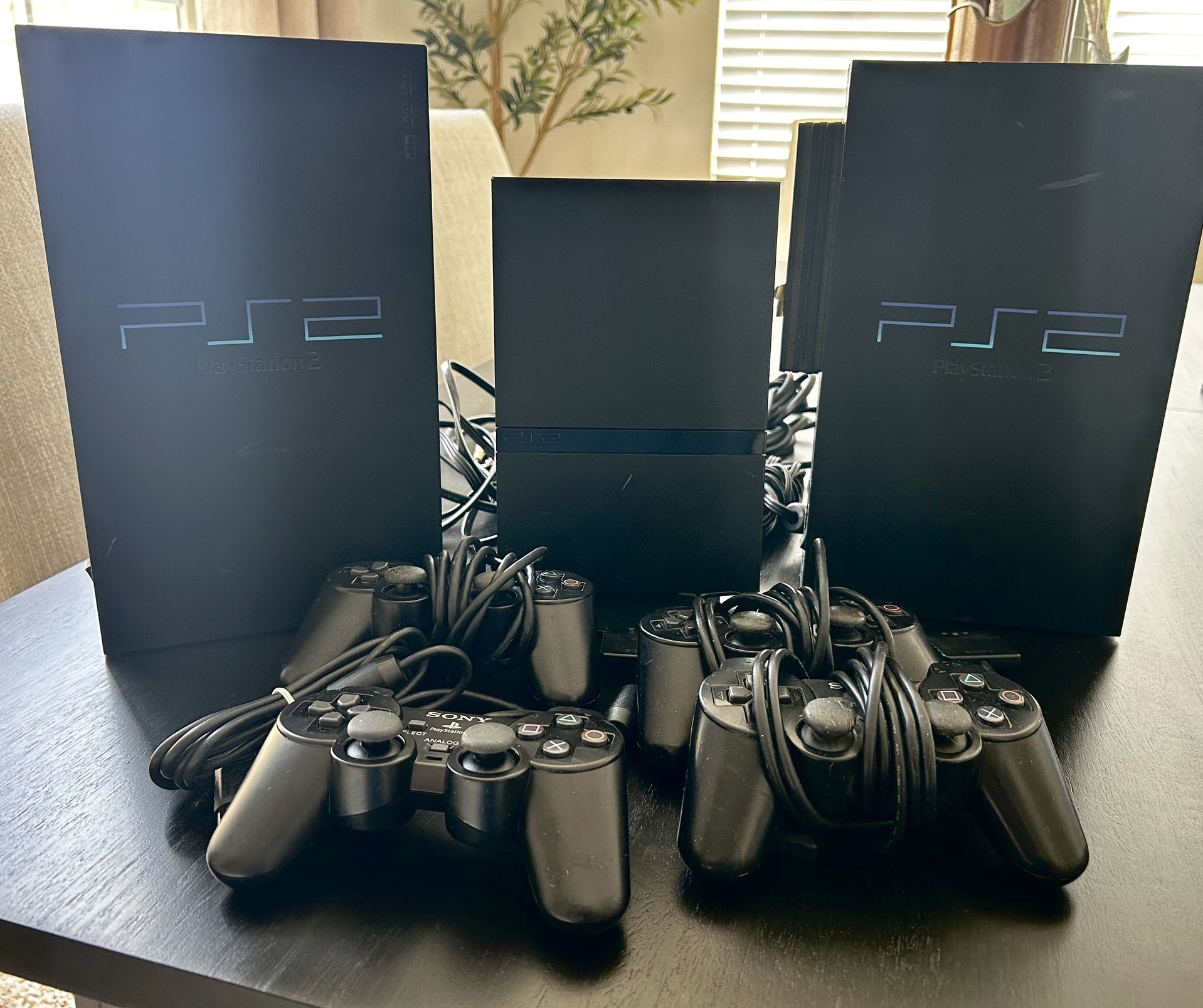 Sony PlayStation Console with Controllers