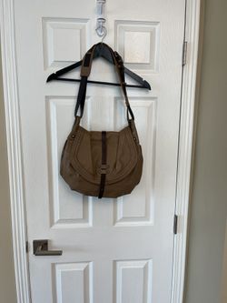 Leather Brown Tan Shoulder Bag- RNY- Revel New York. New Without Tags.