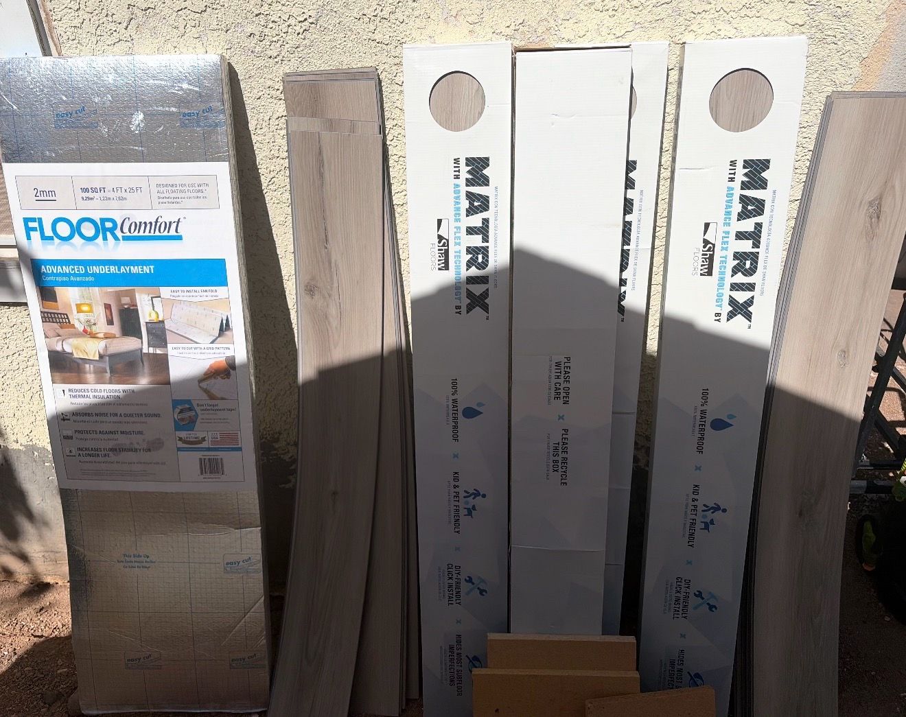 5 full box flooring (from Lowe’s)
