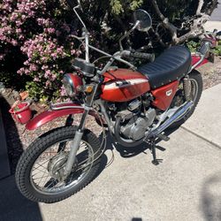 Honda SL 350 Motorcycle 