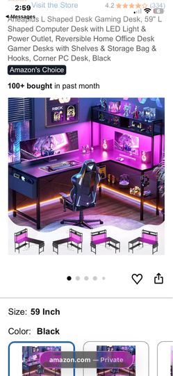 Gaming Black Desk