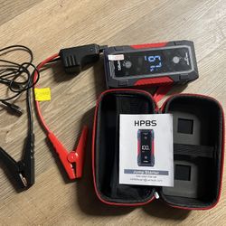 12V Portable Car Jump Starter Kit - New