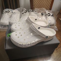 White Crocs