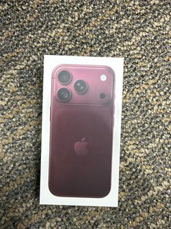 Brand New iPhone 18 Pro – 256GB | Burgundy