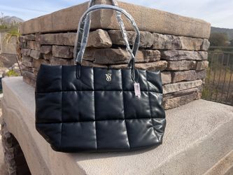 Victoria's secret large black tote store