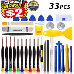 Mobile Cell Screen Opening Repair Tools Kit Screwdriver Set for Smart Phone 33PC