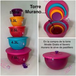 Tupperware  tazón murano