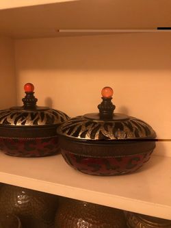 Home Interiors  Set De 2 Joyeros
