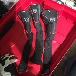 NIKE  - GOLF CLUBS HEAD COVERS ( 3 COVERS)