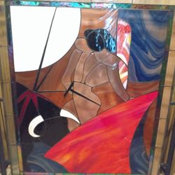 Bull And Matador Stained Glass 