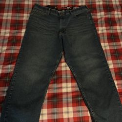 Wrangler Pants 40x29 (Stretchy) Bluish 