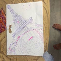 Effiel Tower Drawing 