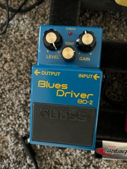 BOSS Blues Driver pedal.