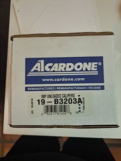 Cardone 19-B3203A Remanufactured Unloaded Disc Brake Caliper With Bracket