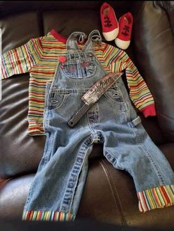 2T homemade Good Guys (Chucky) costume