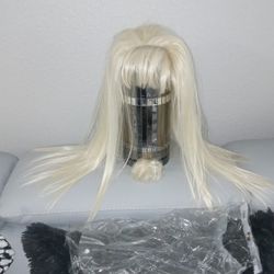  3 "New In Store Blonde Wig W Nylon 🤣👍