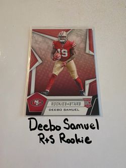Deebo Samuel Washington Commanders All-Pro WR Rookies & Stars Rookie Card.