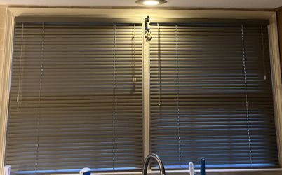 Faux-wood Mini Blinds