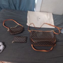 Louis Vuitton Delieghtful Mm Purse Great Condition Brown 