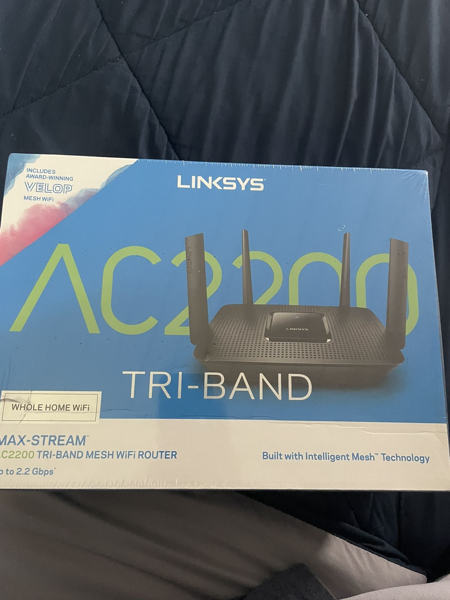 Linksys - AC2200 Tri-band Mesh Wi-Fi 5 Router