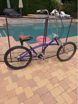 Vintage chopper bike