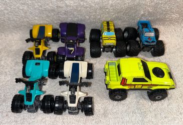 Mini monster trucks and ATVs