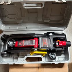 Universal 2 Ton 4000lbs Hydraulic Floor Jack Low Profile Car Jack w Storage Case garage