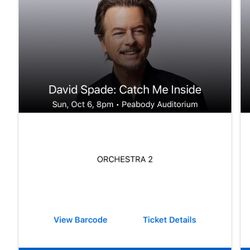 David Spade Tickets - Tonight - Peabody Daytona 