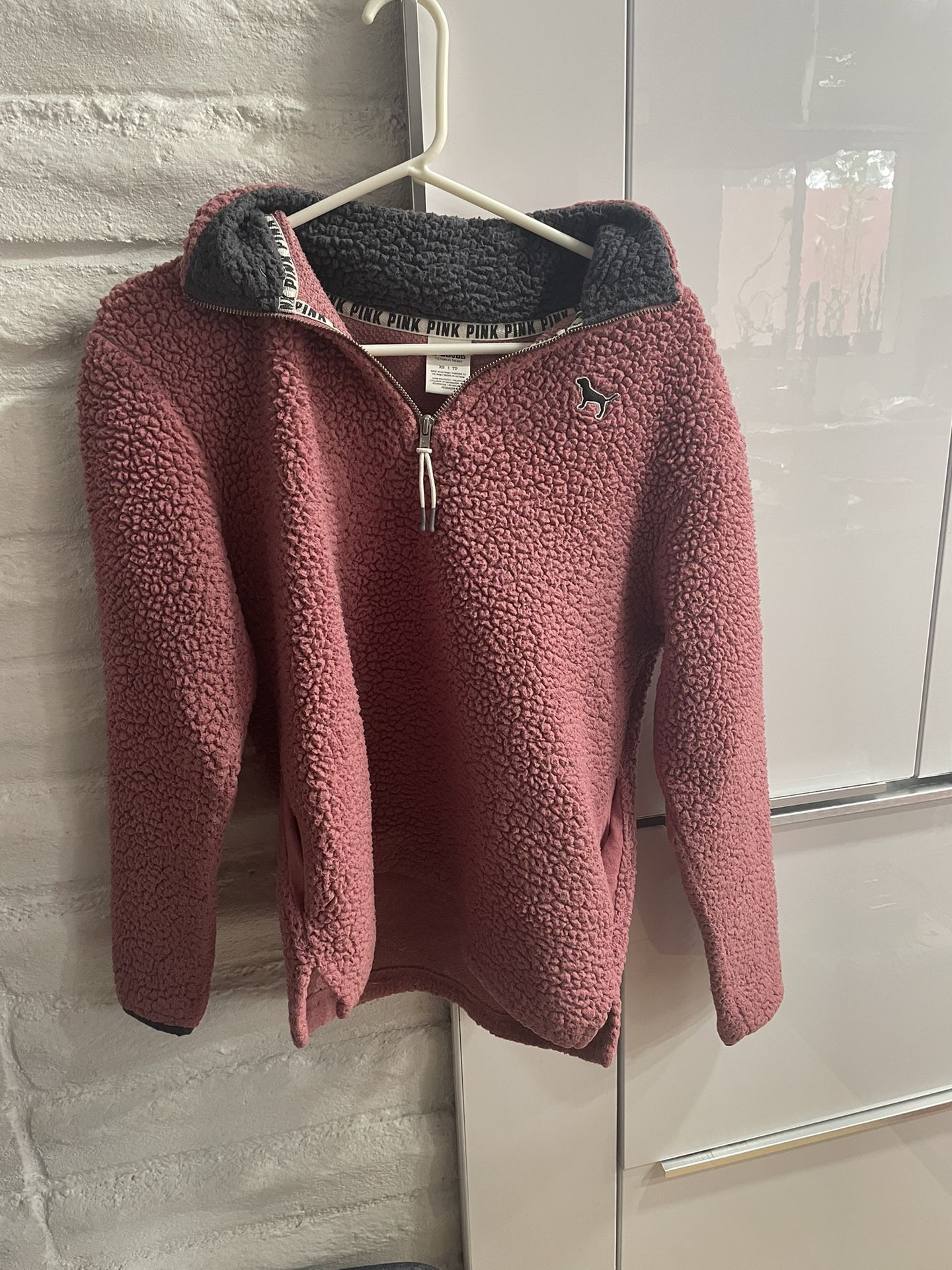 Vintage Victoria Secret Pink Fleece Sherpa Jacket