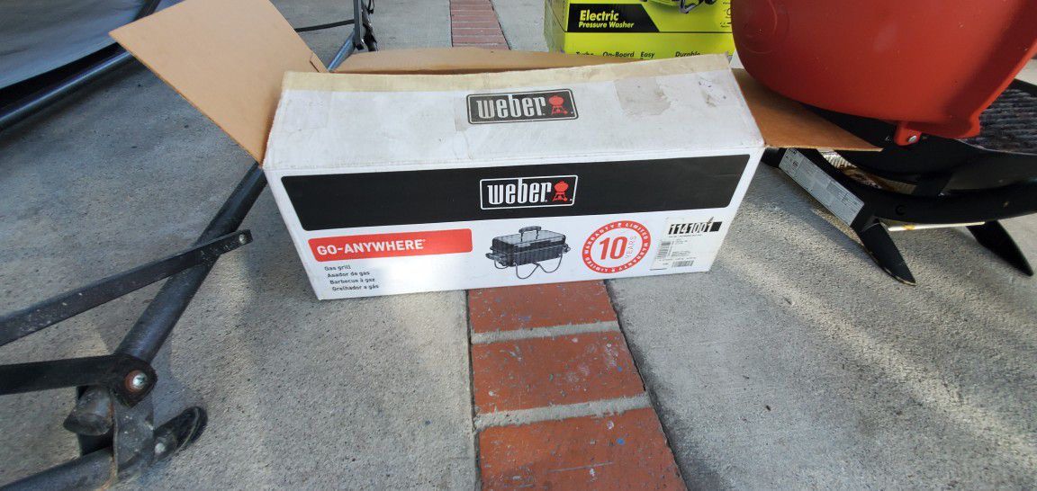 Weber 1141001 Go-Anywhere Gas Grill, ONE Size, Black

