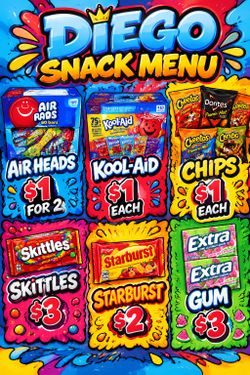 Snack for sale
