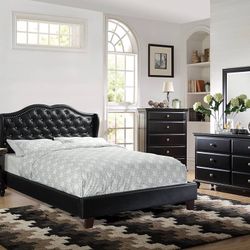 Full / Queen Bed Frame And Mattress
