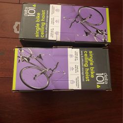 2 Single Bike Ceiling Hoist 