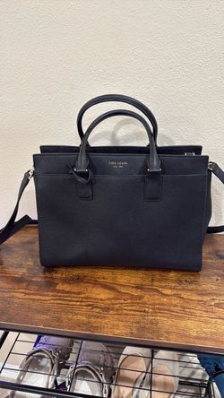 Kate Spade Black Saffiano Leather Tote Bag
