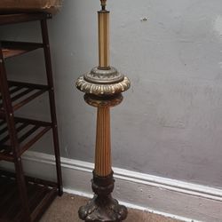19th Century French Empire Style Candlestick Lamps