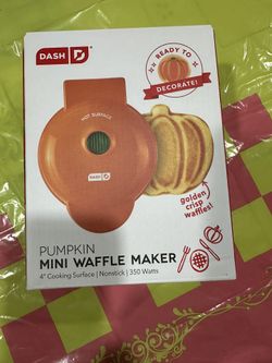 Brand New Pumpkin Mini Waffle Maker