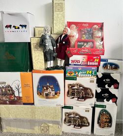 COLLECTIBLES- Department 56, cow parade, Mark Roberts, Coke